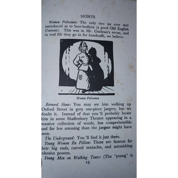 Britannia Waives the Rules, Confidential Guide to Customs, Manners & Habits 1934 - Picture 10 of 13